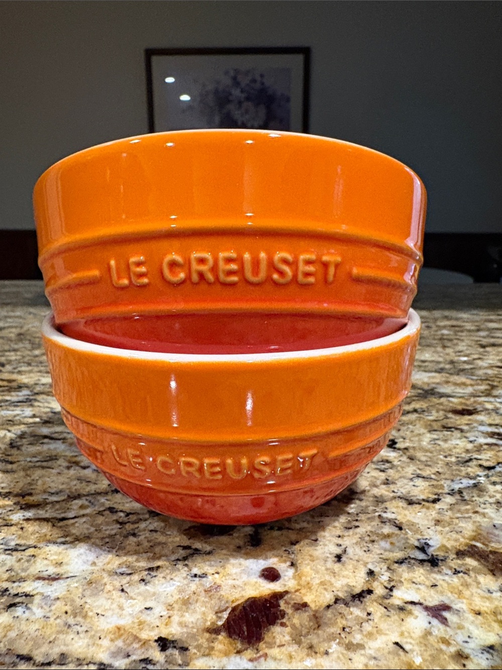 Le Creuset 350ml Rice Bowls Flame, Set of 2